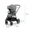 KINDERKRAFT Nea 2:1 Kombinált babakocsi - Deep Grey, Premium