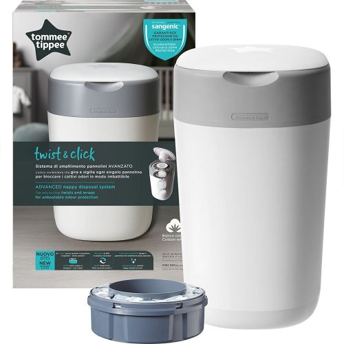 Tommee Tippee pelenkacsomagoló Twist and Click fehér 
