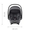 BRITAX RöMER Baby-Safe Core hordozó 40-83cm Midnight Grey