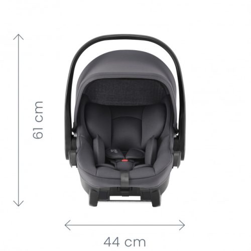 BRITAX RöMER Baby-Safe Core hordozó 40-83cm Midnight Grey