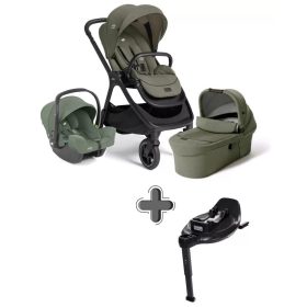   Joie Signature Finiti 3in1 babakocsi Evergreen i-Snug 2 hordozóval Laurel + i-Base Encore bázistalp