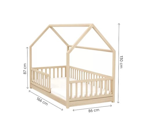 Timba Montessori Házikós gyeremkágy