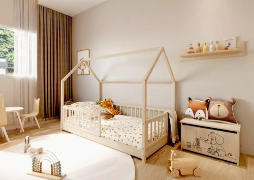 Timba Montessori Házikós gyeremkágy