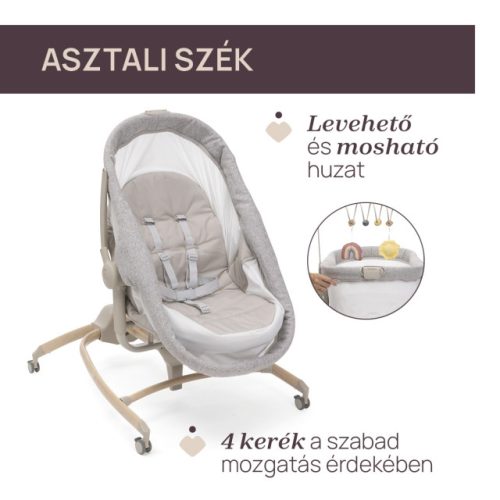 CHICCO Baby Hug Armonia 4in1 bölcső-szék Scandinavian CH0708715761