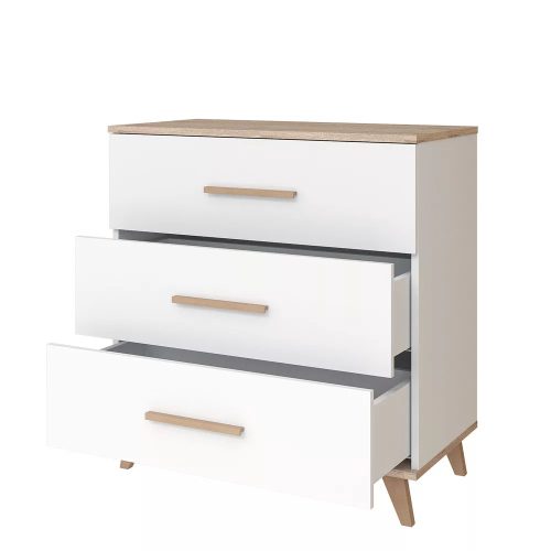 Flip White and Oak komód