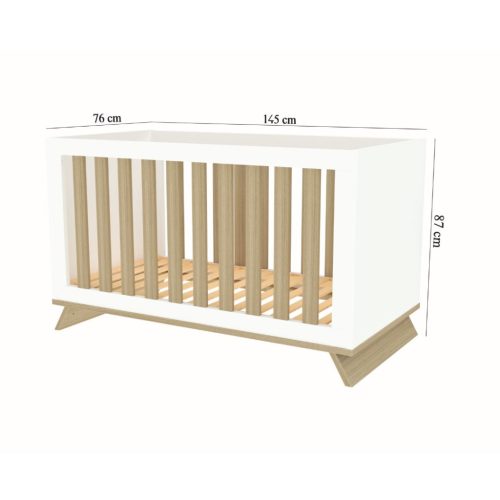 Sienna White átalakítható 140-es babaágy