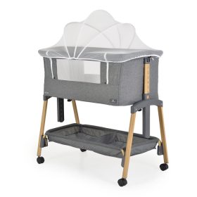 Moni Adoro babaöböl szúnyoghálóval - Grey