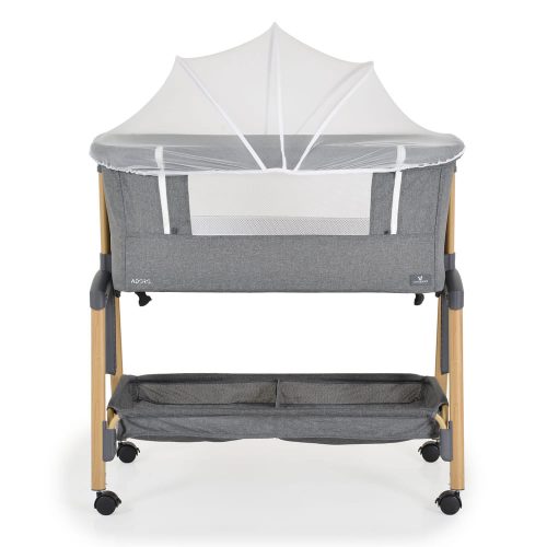 Moni Adoro babaöböl szúnyoghálóval - Grey