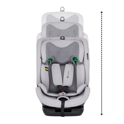 PETITE&MARS Autósülés Prime Pro i-Size Gentle Grey Air 76-150 cm