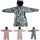 Wikids átmeneti softshell overál 110-116 - Kék dínós