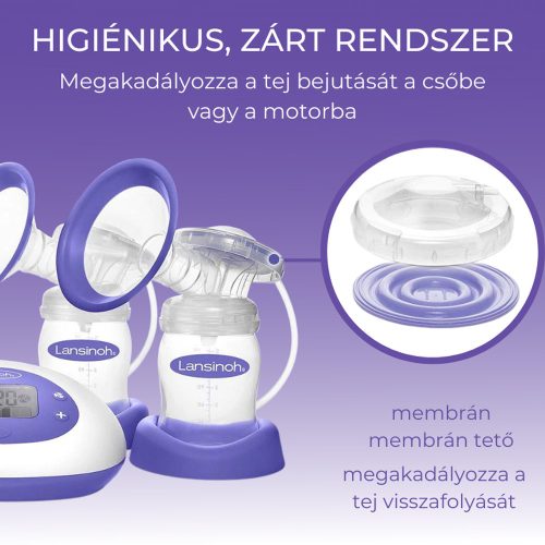 Lansinoh 2 az 1-ben elektromos dupla mellszívó