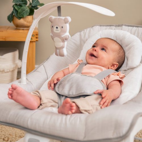 INGENUITY Rezgő pihenőszék 3 az 1-ben Keep Cozy Linden 0m+, 18kg-ig