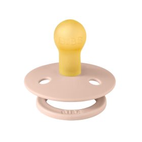   BIBS játszócumi – Colour natúr kaucsuk 0-6 hó púderrózsaszín 1 db