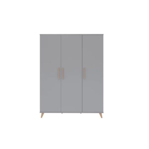 Flip Grey 3 osztású szekrény