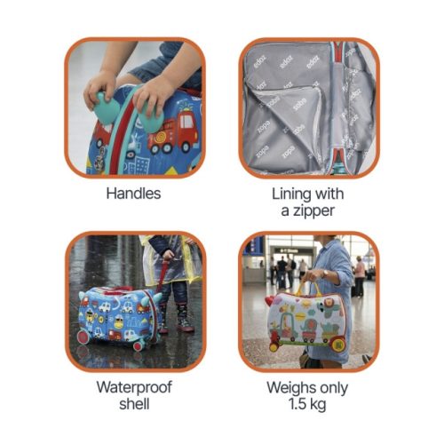 ZOPA Pack&Ride gurulós bőrönd Traffic