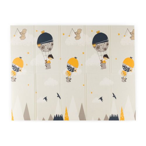 PETITE&MARS Összehajtható játszószőnyeg Campy Mountains&Triangles