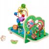 Tooky Toy: Állatos golyóvezető, fa – Vidámpark