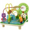 Tooky Toy: Állatos golyóvezető, fa – Vidámpark