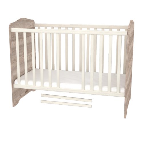 Timba Viki Kiságy zárt végű, ágyneműtartós 60×120 - Krém/Fűz