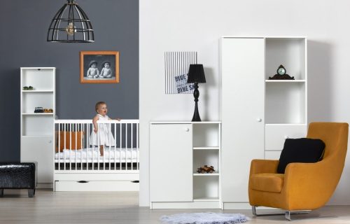 Faktum Mia fehér Széles nyitott tároló