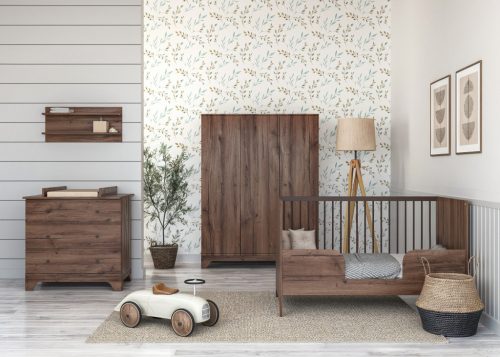 Nest Walnut 3 osztású szekrény