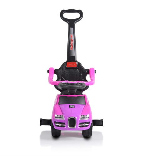 MONI Rider beülős autó tolókarral Pink