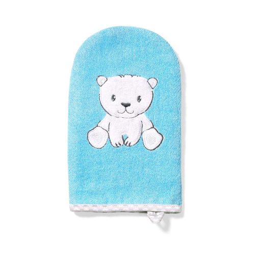 BabyOno fürdetőkesztyű bambusz jegesmedve/türkiz 347/02