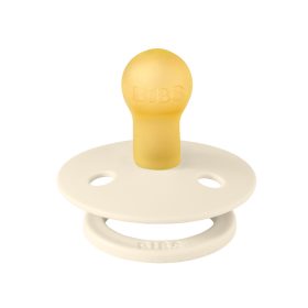   BIBS játszócumi – Colour natúr kaucsuk 0-6 hó krémfehér 1 db
