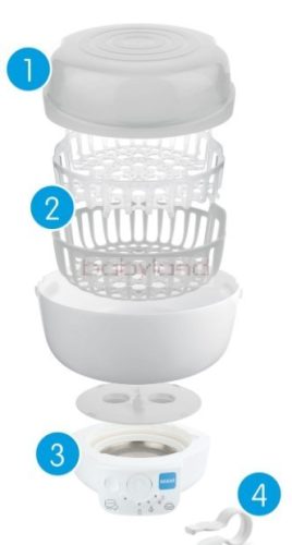 MAM 6in1 Sterilizáló készülék és ételmelegítő