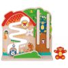Tooky Toy: Erdei állatkás foglalkoztató tábla, fa