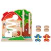 Tooky Toy: Erdei állatkás foglalkoztató tábla, fa