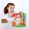 Tooky Toy: Erdei állatkás foglalkoztató tábla, fa