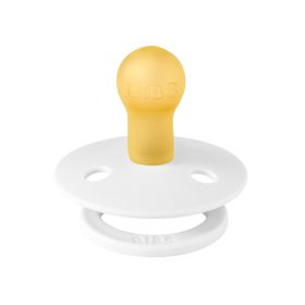   BIBS játszócumi – Colour natúr kaucsuk 0-6 hó hófehér 1 db