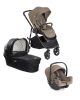 Joie Versatrax babakocsi szett 3:1 i-Snug2 hordozóval Cashew