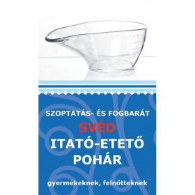   Drickskal Szoptatás- és fogbarát svéd itató-etető pohár - 80ml