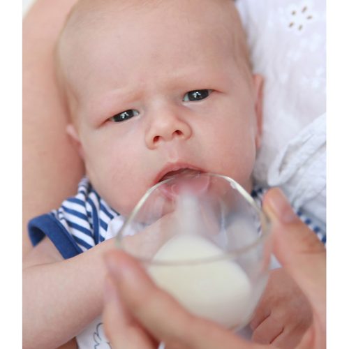 Drickskal Szoptatás- és fogbarát svéd itató-etető pohár - 80ml