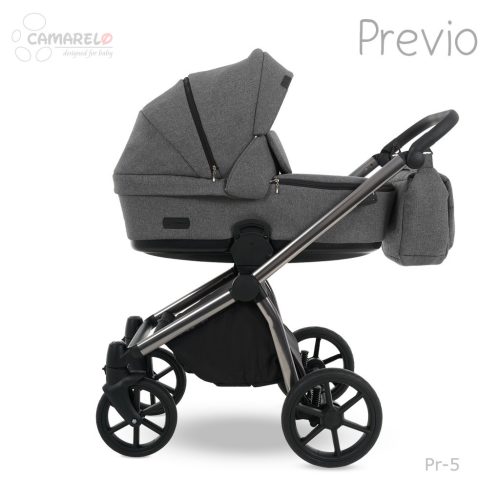 Camarelo Previo multifunkciós babakocsi 3in1 -05 Sötétszürke