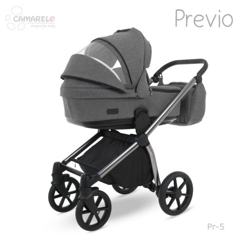 Camarelo Previo multifunkciós babakocsi 3in1 -05 Sötétszürke