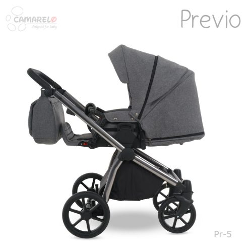 Camarelo Previo multifunkciós babakocsi 3in1 -05 Sötétszürke