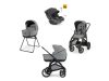 Inglesina Aptica XT multifunkciós babakocsi Darwin Recline Evo 4in1 Canyon Grey
