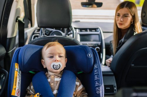 4BABY Enzo-Fix 40-150 cm biztonsági gyerekülés - Navy Blue