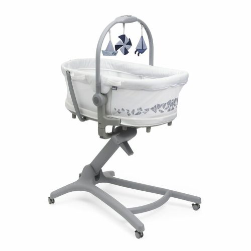 Chicco Baby Hug PRO 5in1 bölcső-etetőszék-szék- White Cream