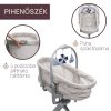 Chicco Baby Hug PRO 5in1 bölcső-etetőszék-szék- Beige Latte