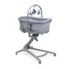 Chicco Baby Hug PRO 5in1 bölcső-etetőszék-szék- Earl Grey