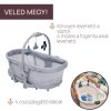 Chicco Baby Hug PRO 5in1 bölcső-etetőszék-szék- Earl Grey