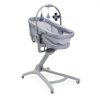 Chicco Baby Hug PRO 5in1 bölcső-etetőszék-szék- Earl Grey