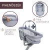 Chicco Baby Hug PRO 5in1 bölcső-etetőszék-szék- Earl Grey