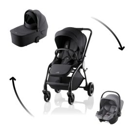 BRITAX RöMER Rio Style 3:1 babakocsi Carbon Black