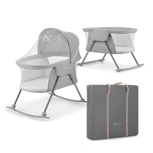 Kinderkraft LOVI bölcső, ágy és utazóágy - grey