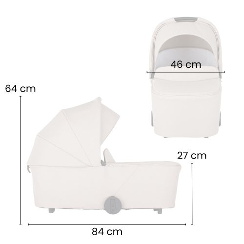 PETITE&MARS SCOUT  Kombinált babakocsi 3 az 1-ben Cappuccino Cream + Core Pro i-Size